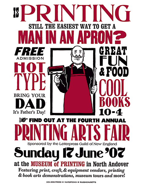 Printing Arts Fair, Sunday, June 17