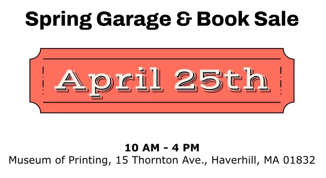 MoP Spring 2026 Garage & Book Sale